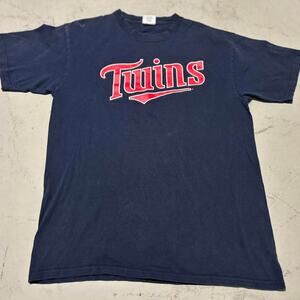 **Vintage Majestic Joe Mauer Minnesota Twins T-Shirt Jersey**